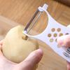 Cuchillo para Pelar y Cortar Cuchillo de Cocina Multifuncional Cortador de Verduras Rallador de Patatas Rallador Rebanador Rascador Cortador de Flores