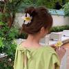 Plumeria Pinza Grande para el Cabello 2024 Nueva Pinza para el Cabello Parte Trasera de la Cabeza Flor Pinza de Tiburón de Alta Gama Accesorios para el Cabello de Playa