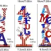 Decoraciones de Madera para el Día de la Independencia de Nuevo Producto Transfronterizo, Accesorios para Escena del Día Nacional Americano, Ventas Directas de Fábrica