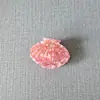 Clip de concha de ácido acético de verano oceánico Nuevo Pasador de concha de vieira Pinza de tiburón para la parte trasera de la cabeza Pinza de sentido avanzado Accesorios para el cabello