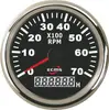Yate Motor Marino Generador Tacómetro Pantalla Digital Tacómetro RPM 52mm 316L