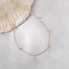 Joyería transfronteriza europea y americana, cadena de metal simple, tobillera de playa, adornos para el pie de moda bohemia con pedrería para mujer