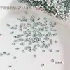 2*3.5mm decoraciones para arte de uñas de zirconia cúbica con forma de rombo y parte posterior plana, gemas de copo de nieve para uñas, modernas y deslumbrantes, accesorios de uñas para usar