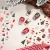 Suministro Transfronterizo de Pegatinas para Uñas de Invierno y Navidad Ts3867 Lindas Pegatinas para Uñas 3D de Husky y Reno