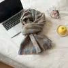 Bufanda Estilo Coreano Pequeña Estilo Fragante para Mujeres en Invierno Engrosada Versátil Gama Alta Dulce Imitación Cachemira Bufanda para Pareja Estudiante
