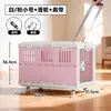Jaula para mascotas Alice Air Box para gatos, fácil de transportar, plegable, para perros pequeños y medianos.