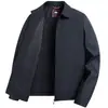 Jaqueta de Primavera e Outono para Pai de Meia-Idade e Idoso Casual de Negócios Masculino Top de Primavera Lapela Jaqueta Executiva Masculina Dropshipping
