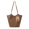 Bolsa Tote de Gran Capacidad para Mujer 2025 Nueva Bolsa Cubo Versátil de Moda de un Solo Hombro Bolsa para Suegra Bolso Sencillo para Mujer