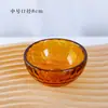 Tigela de Máscara Transparente Tigela de Óleo Essencial de Vidro Tigela Pequena Espessada para Salão de Beleza Tigela de Óleo Essencial Ferramenta de Gerenciamento de Pele Pincel de Silicone