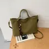 Bolso de Tejido de Gran Capacidad para el Día a Día, Nuevo Otoño 2026, Bolso Tipo Cesta de Verduras de Alto Valor, Bolso Tote de Personalidad a la Moda