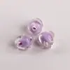Acrílico 15MM Transparente Colorido Agujero Horizontal Grueso Corazón Abalorio DIY Hecho a Mano Cuentas Cadena de Teléfono Accesorios Piezas