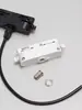 Accesorios para Base de Luminaria de Riel LED Conector de Riel de Dos Cables Caja de Riel para Colgante de Vitrina Tira de Riel Foco de Riel de Dos Cables