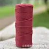 Cuerda de Algodón de Color de 2 mm Transfronteriza para Tejer DIY Hilo de Algodón Grueso y Delgado Cuerda para Tapicería Cuerda para Atar Cuerda Decorativa Cuerda Redonda