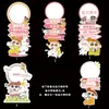 Crayon Shin-Chan e Chibiusa Menino e Menina Mês Completo 30 Dias Banquete de Cem Dias Decoração de Aniversário Placa de KT Balões