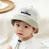 Ins Súper Lindo Osito Sombrero de Pescador Verano Nuevo Estilo Sombrero de Malla para el Sol Estilo Coreano Lindo Sombrero Cubo para Bebé Venta al por Mayor