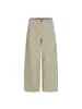 Calça de Trabalho Rumei Estilo Retrô Americano Patchwork Desconstruído Lavada para Homens, Primavera High Street Solta de Perna Larga Comprimento Total