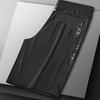 Pantalones cortos de seda de hielo de verano 2024 para hombre, pantalones casuales de cinco puntos, cintura elástica, talla extra, talla extra, pantalones cortos deportivos holgados para hombre