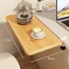 Placa de extensión de escritorio, escritorio de computadora de oficina, soporte de madera, tablero de expansión lateral, escritorio de estudio, soporte de apoyo para brazo, alfombrilla de ratón para escritorio