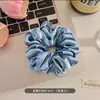 Goma para el pelo de satén Gipsófila con pedrería, Elegante y estilosa banda para el pelo de alta gama, Accesorio para el pelo de cuerda grande
