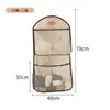 Bolsa de Almacenamiento para Ropa Interior Doméstica Bolsa de Almacenamiento para Calcetines Montada en la Pared Bolsa de Almacenamiento Colgante Bolsa de Malla Mágica Bolsa de Almacenamiento para Armario