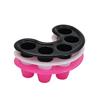 New Nail Art Five Finger Separate Foam Hand Bowl 5 Hole Amolecimento Dead Skin Nail Discharge Water Container Tool Plastic Foam Hand Bowl