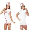 Comercio Exterior Ropa Interior Sexy Europea y Americana para Mujer Traje Tentación Sexy de Doctora Enfermera Jumpsuit de Enfermera con Cremallera