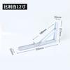 Soporte Triangular de Acero Inoxidable 304 Espesado Montado en la Pared Relación de Carga Soporte Plegable Estante para Tablas de Capas Estante de Almacenamiento Montado en la Pared