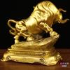 Adornos de Toro de Bronce Toro Pionero Tamaño Grande 25 cm de Alto Hogar Jefe Oficina Mascota Artesanías Ceremonia de Apertura