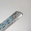 Funda Azul Simple Estrella Manzana para Teléfono Móvil 17Promax Adecuada para 16Promax Funda de Cobertura Total con Adhesivo 15Promax14