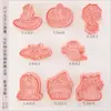 Mini Moldes para Galletas de Dibujos Animados Sanrio Hogareños Moldes de Sandía Estéreo 3D Corte a Presión Horneado de Fondant Hecho a Mano