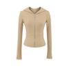 Conjunto de Sudadera con Capucha y Chaqueta de Manga Larga Ajustado Corto para Chica Caliente con Pantalones Casuales de Cintura Alta que Cubren la Cadera y Ligeramente Acampanados para Mujer