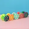 Juguete para Gato Plástico Campana Tambor Flor Burla Gato Auto-Entretenimiento Color a Juego Hueco Bola de Sonido Gatito Interactivo Suministros para Mascotas