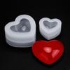 Zhongcheng diy cristal cola gota estéreo 3D espelho amor coração tamanho molde de silicone aromaterapia gesso resina ornamento macio