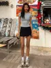 Pantalones Falda de Yoga para Mujer, Nuevo Estilo Verano 2026, Anti-Exposición, Tallas Grandes, Estilo Americano, Adelgazantes, Ajustados a la Cadera, Falda Corta Deportiva