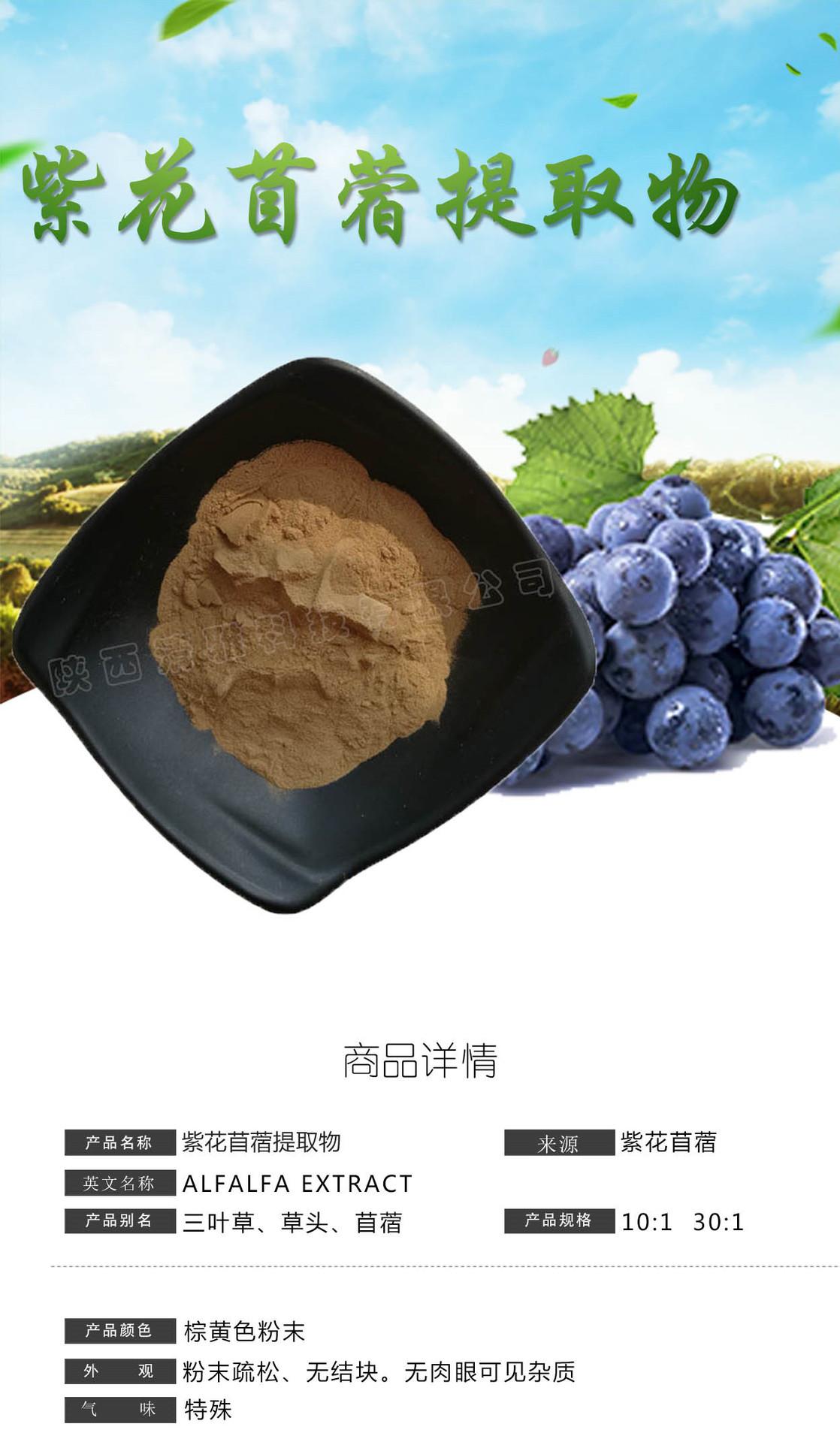 紫花苜蓿提取物详情