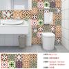 Transfronterizo para viento rural pieza dura simulación azulejo renovación del hogar cocina y baño decoración línea de cintura autoadhesivo despegable pegatinas de pared