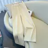 Pantalones Anchos de Mezclilla Blancos para Mujer Petite, Novedad Verano 2025 de Cintura Alta Adelgazantes con Caída Cortos de Color Claro Rectos