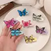Novo Presilha de Cabelo de Borboleta de Simulação Fofa Alto Valor de Cor Versátil para Menina Presilha Lateral Presilha de Bico de Pato Franja Cabelo Quebrado Presilha para Cabelo Acessórios de Cabelo