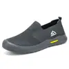 Sapatos de Tecido Masculinos, Novo Estilo, Respiráveis, Sem Cheiro, Sapatos de Malha, Sapatos de Calçar Fácil, Sapatos de Tecido Masculinos com Solado Macio, Sapatos Casuais Transfronteiriços