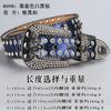 Cinturón con incrustaciones de diamantes de imitación y calavera oscura de estilo europeo y americano, hebilla de alfiler de alta gama con lentejuelas de diamantes, cinturón decorativo de estilo hip hop para discotecas para mujer