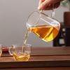 Filtro de té de una sola pieza, espesado, para taza justa, apto para taza de vidrio resistente a altas temperaturas, para tetera, filtro de té, juego de té