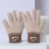 Luvas de Lã Tricotadas de Cinco Dedos para Homens, Couro Genuíno, Tela Sensível ao Toque, Inverno, para Estudantes, Ciclismo ao Ar Livre, para Prevenir Frio e Calor, Modernas e Simples
