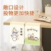 Bolsa de Basura Adhesiva Pegatina Trasera Bolsa de Limpieza Dibujo Animado Lindo Bolsa de Almacenamiento Portátil para Escritorios de Estudiantes, Dormitorios y Coches