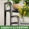 Estante para Flores Balcón Estante para Flores Sala de Estar de Pie Móvil Modelo Nuevo Multi-Nivel Maceta para Suculentas Soporte para Plantas con Ruedas