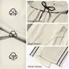 Pantalones de chándal sueltos rectos de sarga pequeña TK para hombre, de talla grande, deportivos casuales para correr, con franjas laterales, transfronterizos de Amazon, europeos y americanos