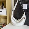 Bolsa Transversal para Mulheres 2026 Nova Bolsa Bolinho de Grande Capacidade para Estudantes Universitários, Estilo Grande para Homens e Casais, Mochila Casual Leve de Cor Sólida