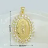 Fábrica de Origen Joyería con Microincrustaciones Accesorios Colgante de Ángel Virgen María Serie Religiosa Colgantes