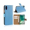 Funda tipo cartera con soporte para tarjetas antirrobo de piel de vaca de primera capa, cubierta completa de cuero universal para la serie GalaxyS22S23