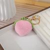 Llavero Colgante de Muñeco de Peluche Muñeco de Fruta y Verdura Muñeco de Ganchillo de Lana Colgante para Bolso Tejido a Mano Joyería de Punto