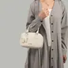 Bolsa de Bowling com Design Japonês para Mulheres, Bolsa de Mão Retro Fofa Nova para Primavera e Verão, Bolsa Boston Transversal de Ombro